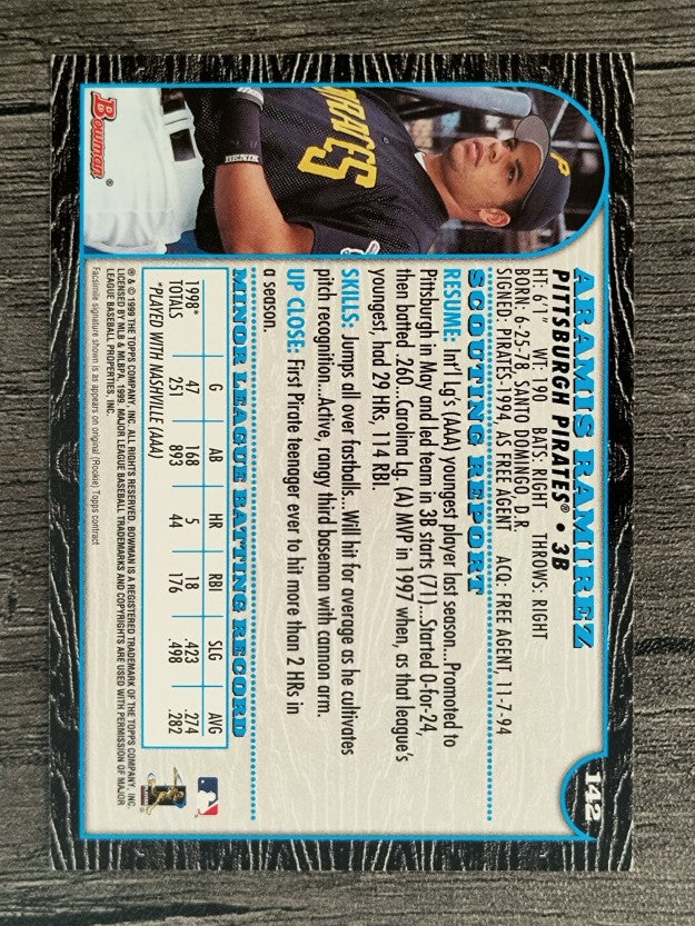 1999 Bowman #142 Aramis Ramirez