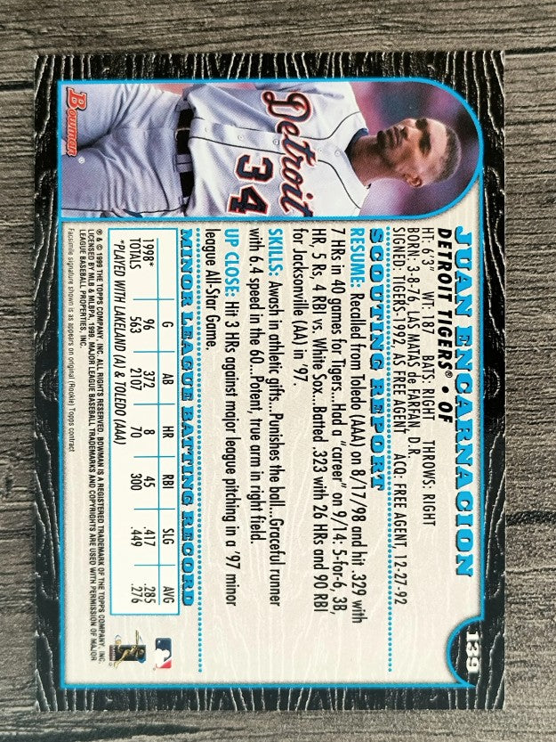 1999 Bowman #139 Juan Encarnacion