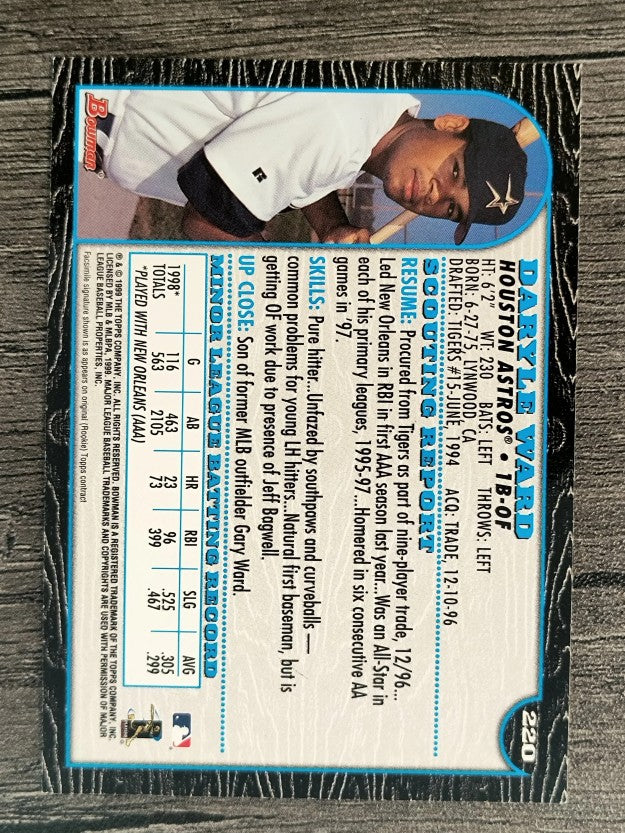 1999 Bowman #220 Daryle Ward
