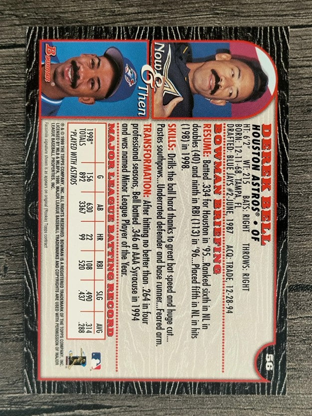 1999 Bowman #56 Derek Bell
