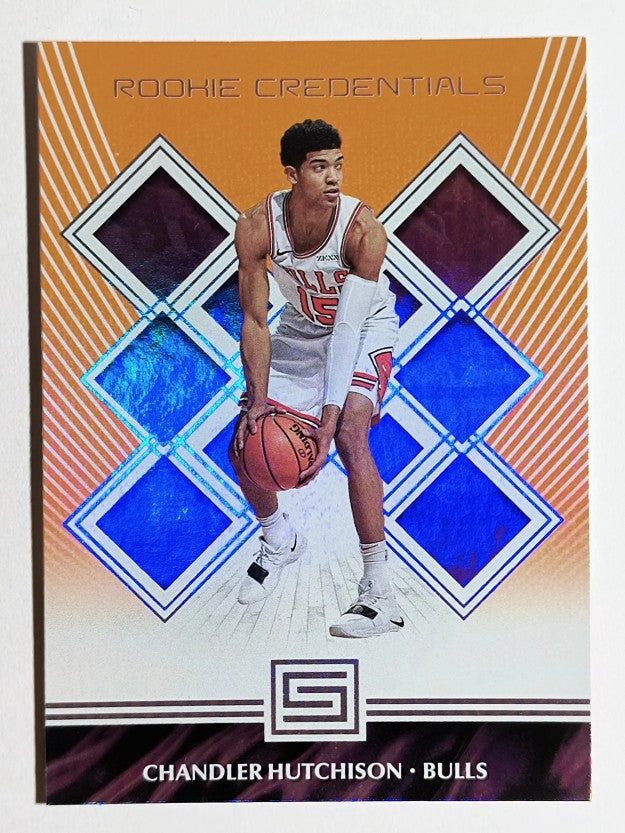 2018-19 Panini Status Rookie Credentials Orange #34 Chandler Hutchison