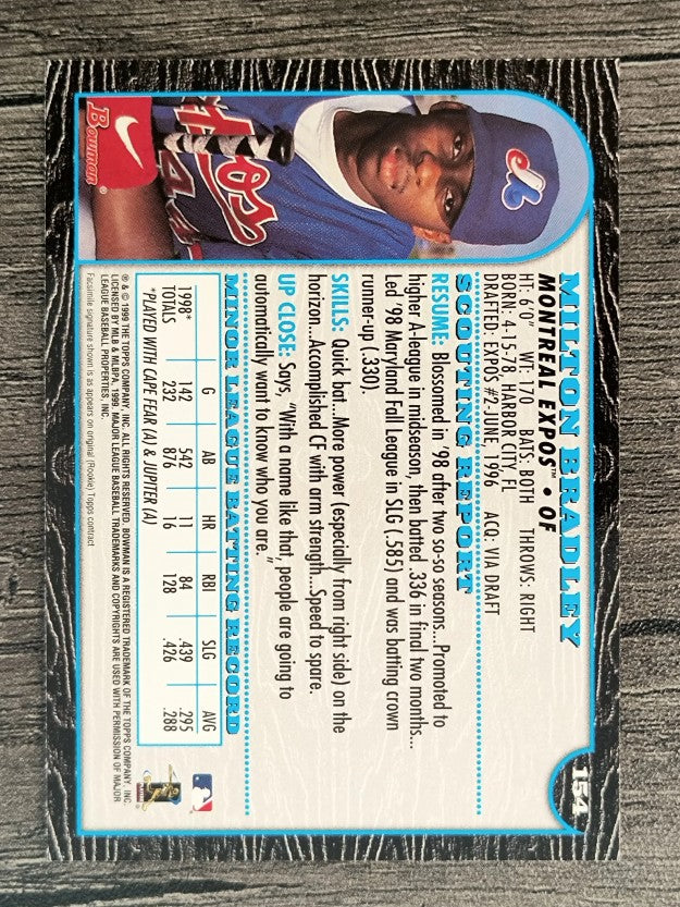 1999 Bowman #154 Milton Bradley