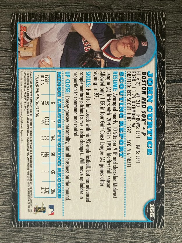 1999 Bowman #166 John Curtice