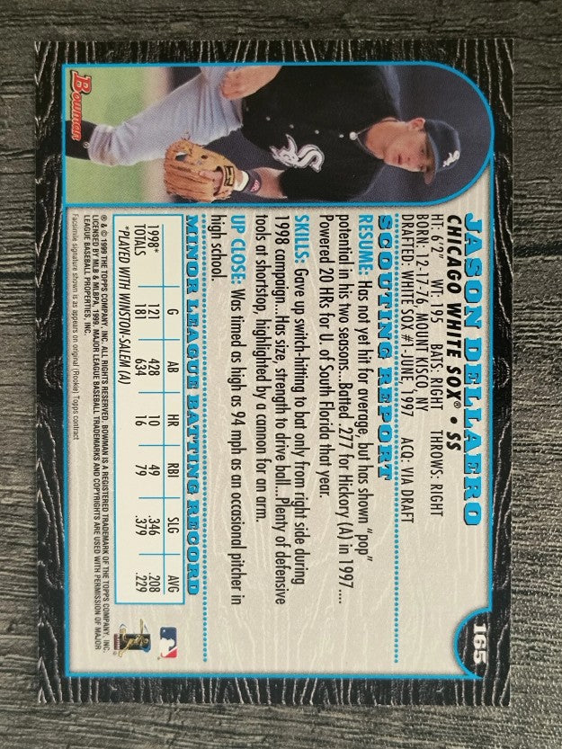 1999 Bowman #165 Jason Dellaero