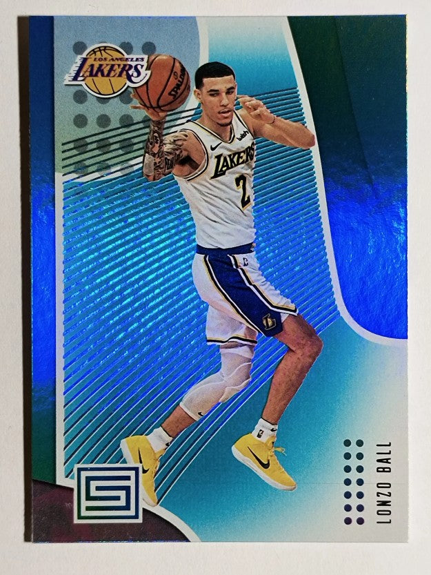 2018-19 Panini Status Aqua #87 Lonzo Ball