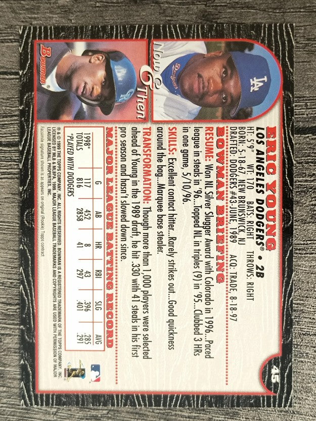 1999 Bowman #45 Eric Young