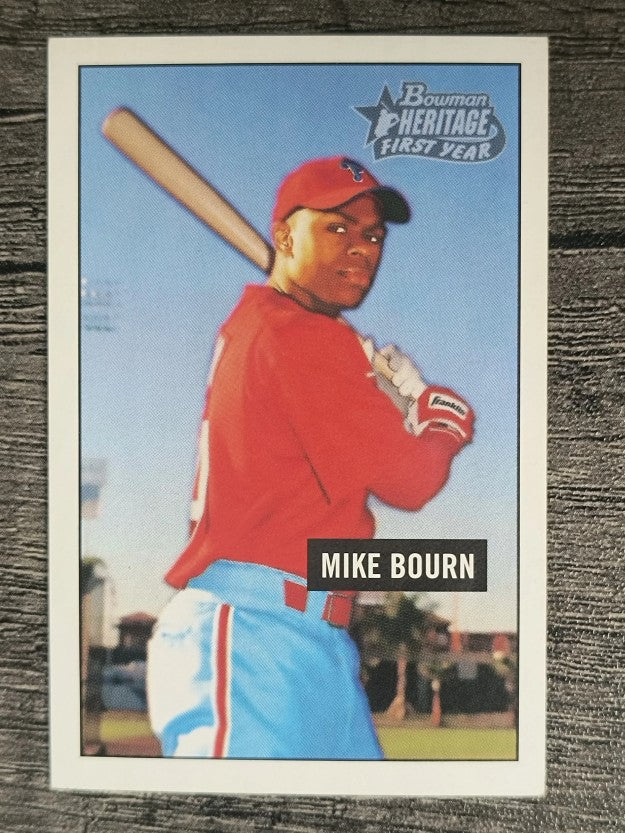 2005 Bowman Heritage Mini #270 Mike Bourn