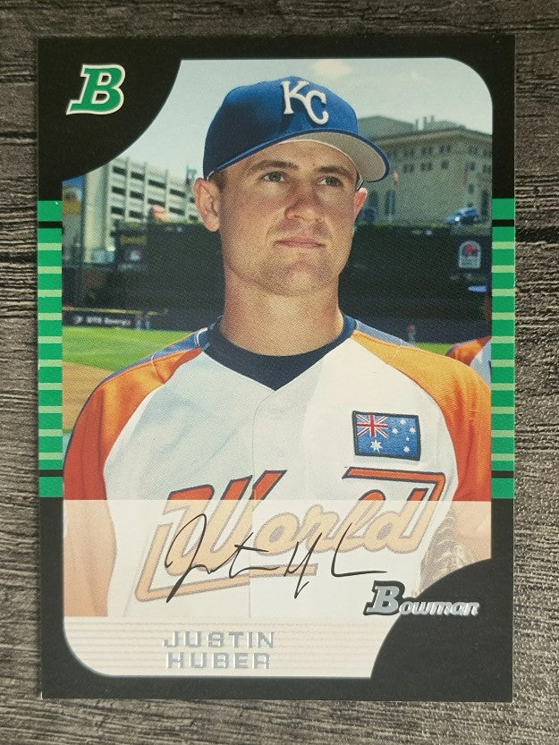 2005 Bowman Draft #BDP156 Justin Huber PROS