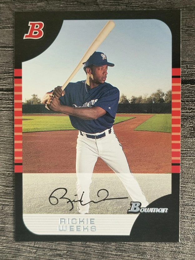 2005 Bowman Draft #BDP1 Rickie Weeks
