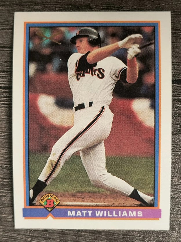 1991 Bowman #378 Matt Williams SLUG