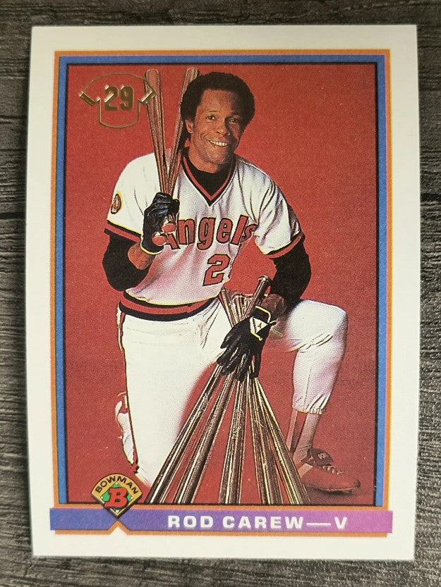 1991 Bowman #5 Rod Carew V