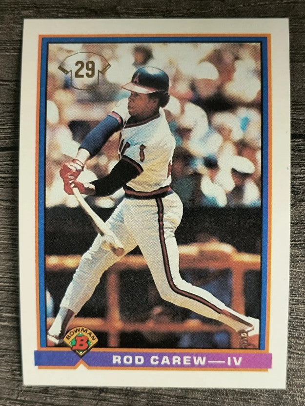 1991 Bowman #4 Rod Carew IV