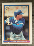 1991 Bowman #377 Ryne Sandberg SLUG