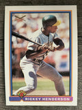 1991 Bowman #371 Rickey Henderson SLUG