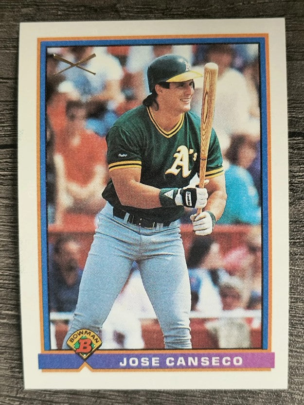 1991 Bowman #372 Jose Canseco SLUG
