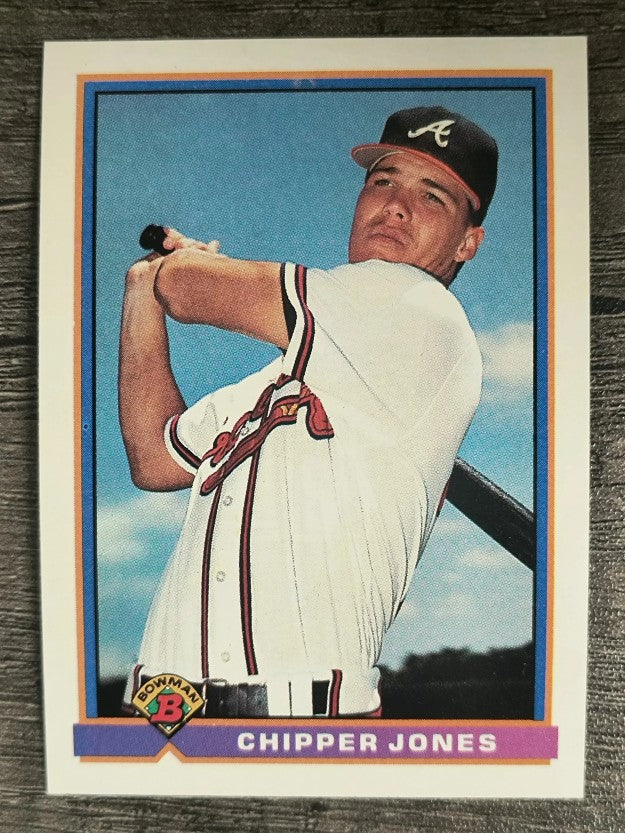 1991 Bowman #569 Chipper Jones RC (NM)