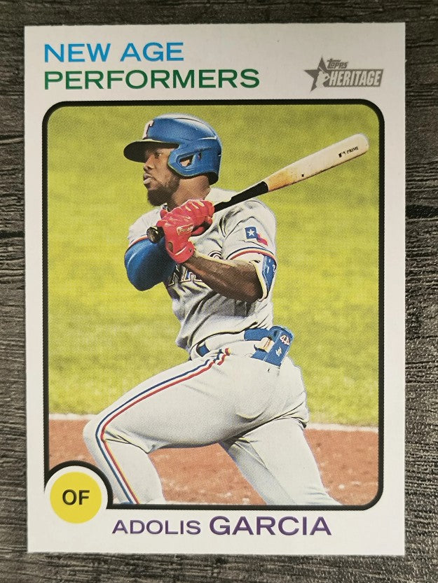 2022 Topps Heritage New Age Performers #NAP17 Adolis Garcia