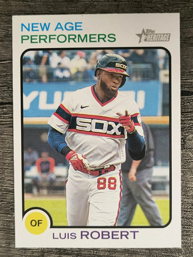 2022 Topps Heritage New Age Performers #NAP11 Luis Robert