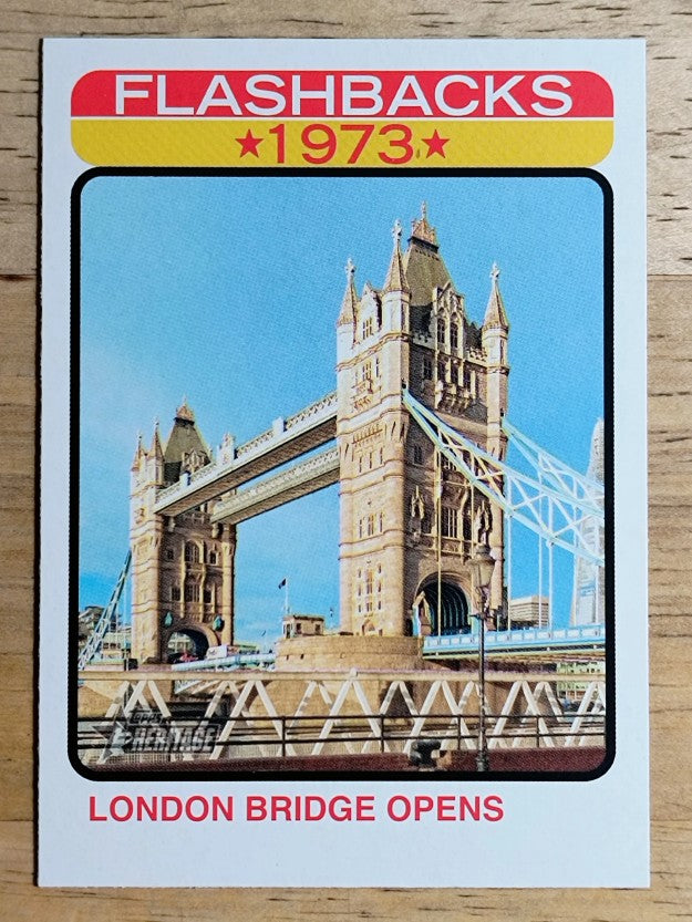 2022 Topps Heritage News Flashbacks #NF3 London Bridge Opens