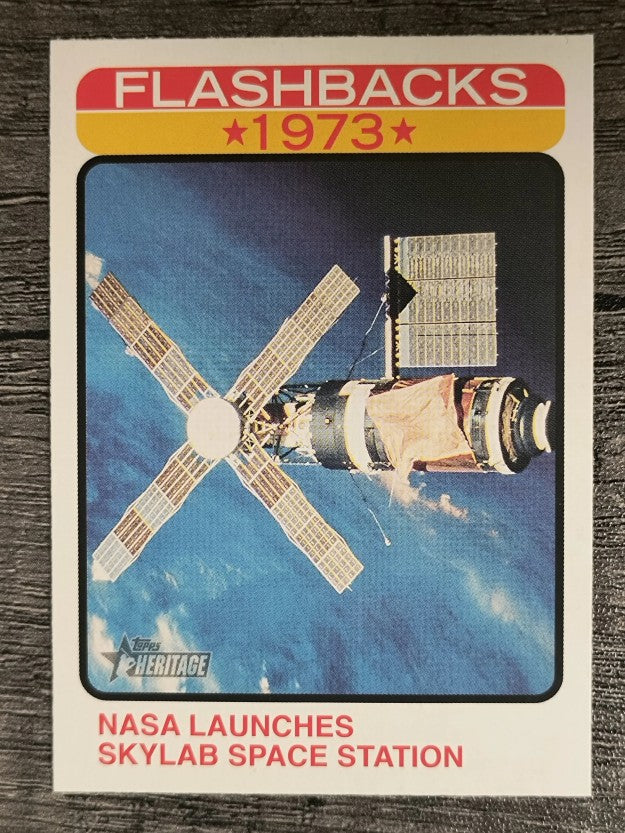2022 Topps Heritage News Flashbacks #NF12 Nasa Launches Skylab Space Station