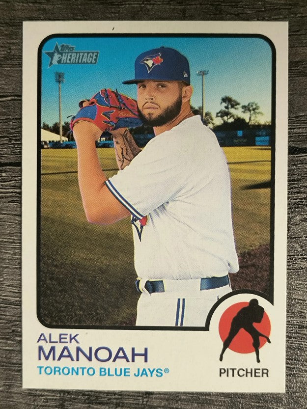 2022 Topps Heritage #430 Alek Manoah SP