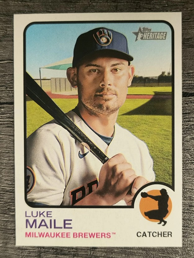 2022 Topps Heritage #454 Luke Maile SP