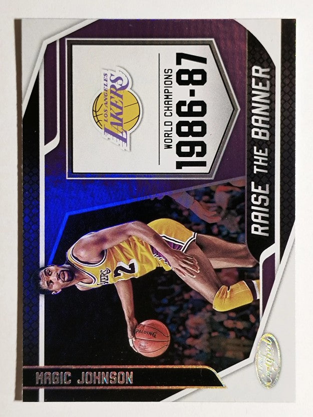 2019-20 Certified Raise the Banner #21 Magic Johnson