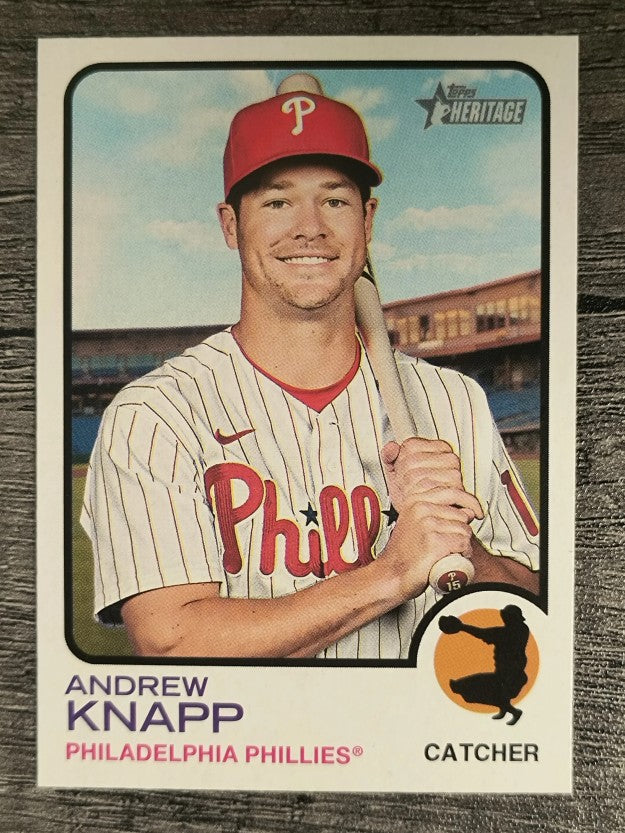 2022 Topps Heritage #455 Andrew Knapp SP