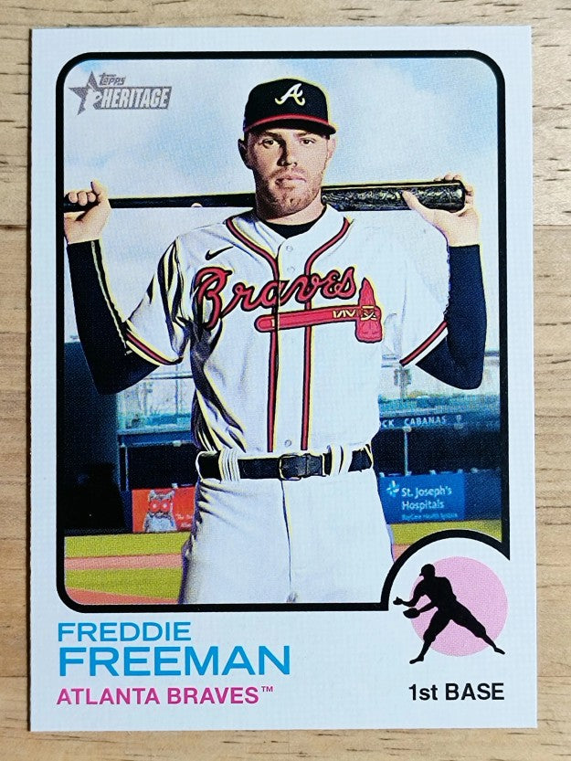 2022 Topps Heritage #429 Freddie Freeman SP