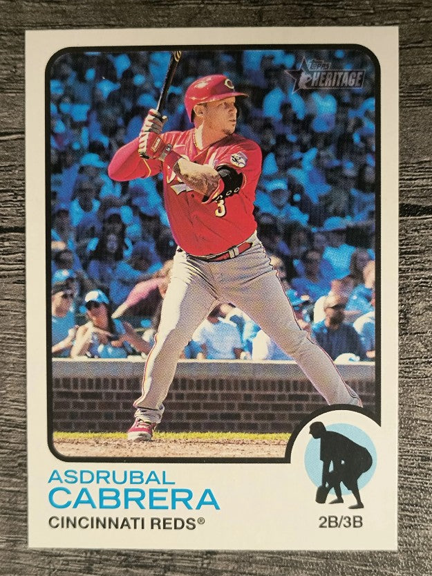 2022 Topps Heritage #484 Asdrubal Cabrera SP