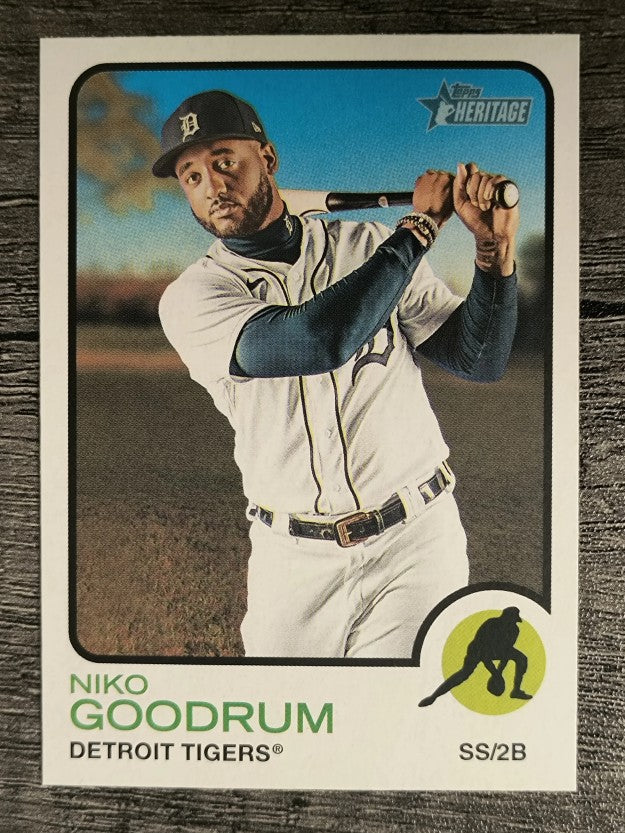 2022 Topps Heritage #75 Niko Goodrum