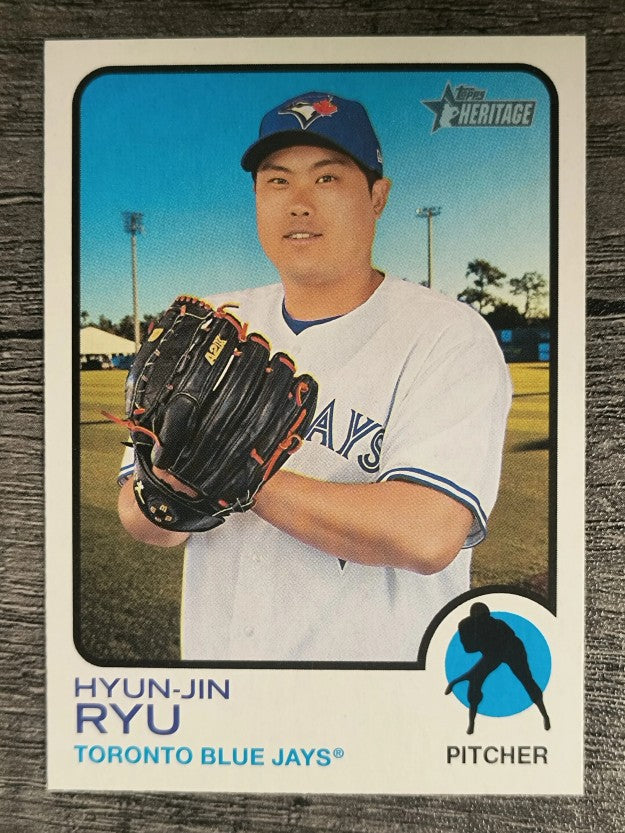 2022 Topps Heritage #168 Hyun-Jin Ryu