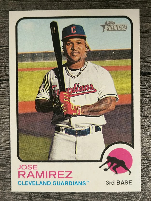 2022 Topps Heritage #242 Jose Ramirez