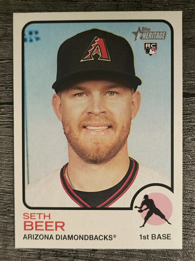 2022 Topps Heritage #77 Seth Beer RC