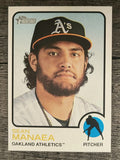2022 Topps Heritage #322 Sean Manaea