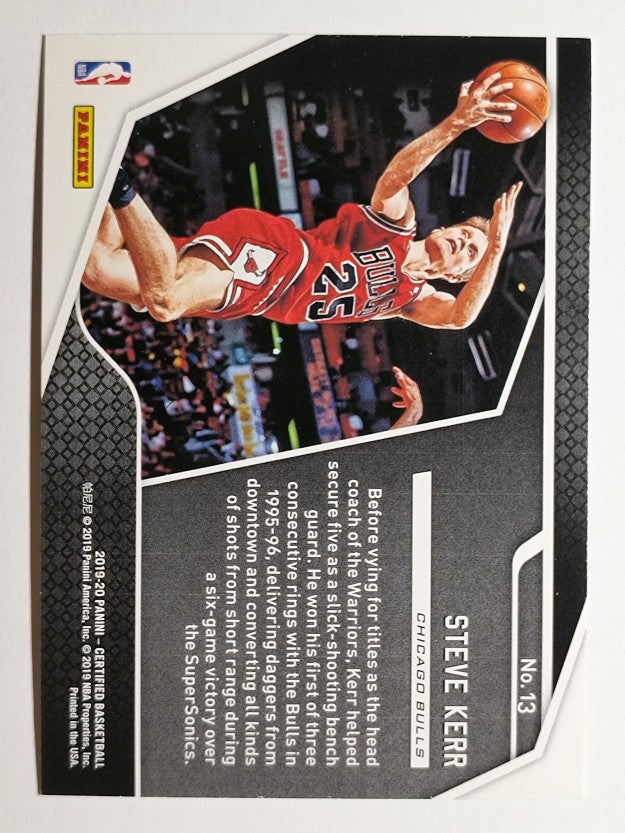2019-20 Certified Raise the Banner #13 Steve Kerr