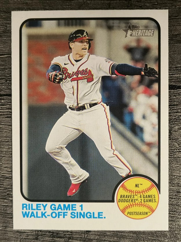 2022 Topps Heritage #205 Austin Riley