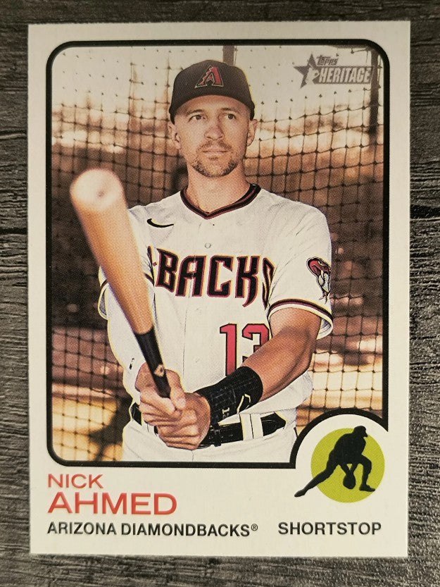 2022 Topps Heritage #135 Nick Ahmed