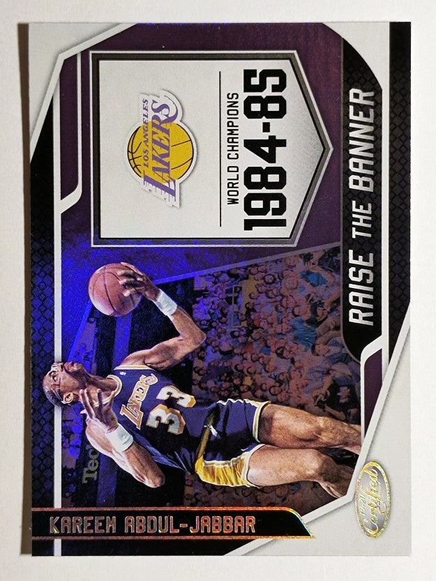 2019-20 Certified Raise the Banner #11 Kareem Abdul-Jabbar