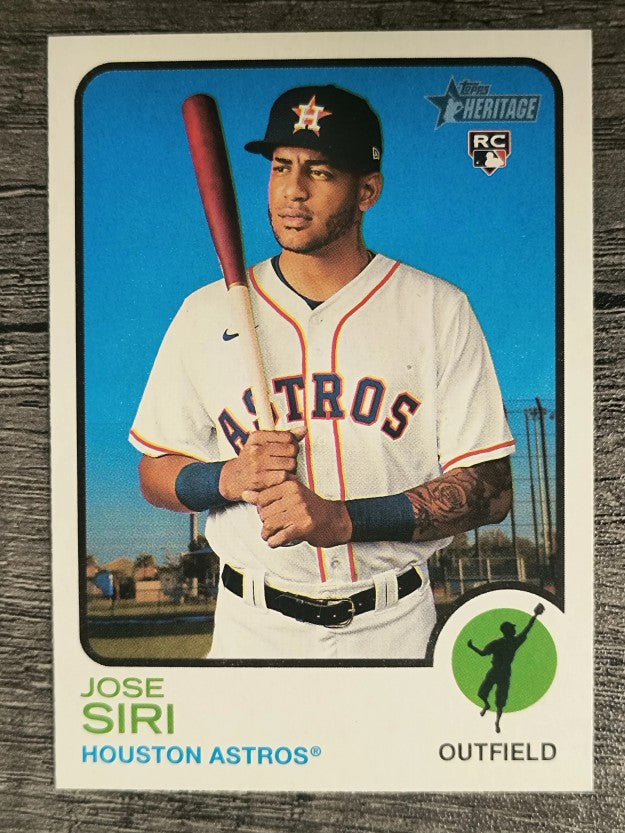 2022 Topps Heritage #256 Jose Siri RC