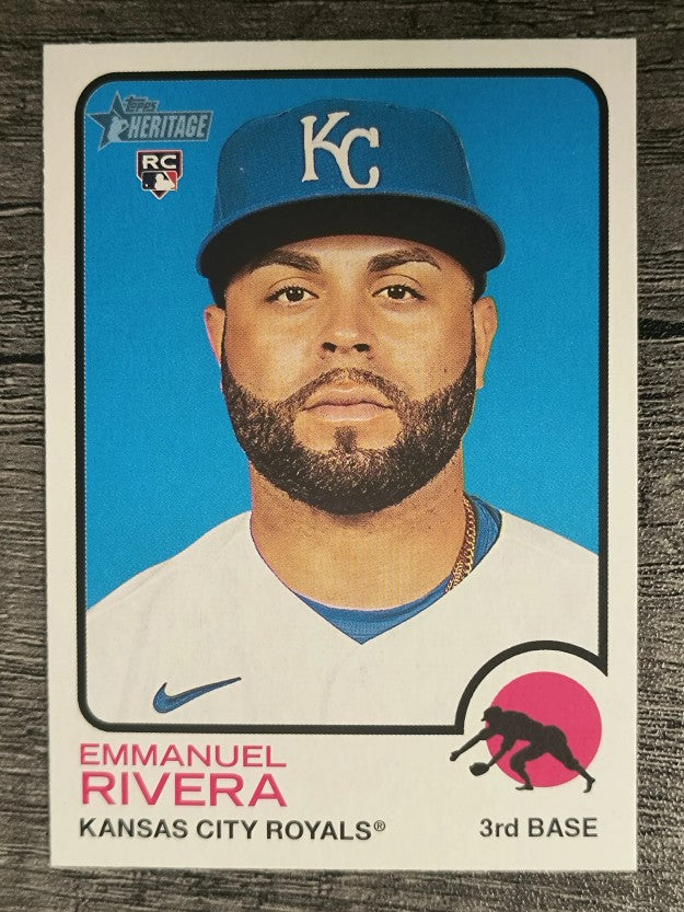 2022 Topps Heritage #192 Emmanuel Rivera RC