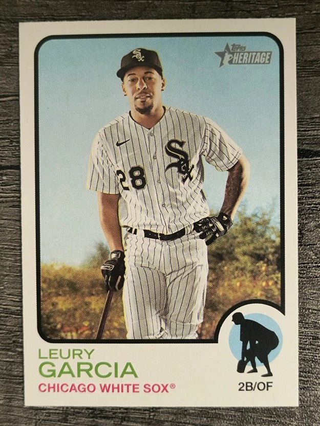 2022 Topps Heritage #380 Leury Garcia