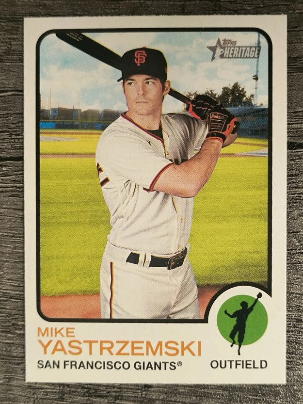 2022 Topps Heritage #11 Mike Yastrzemski