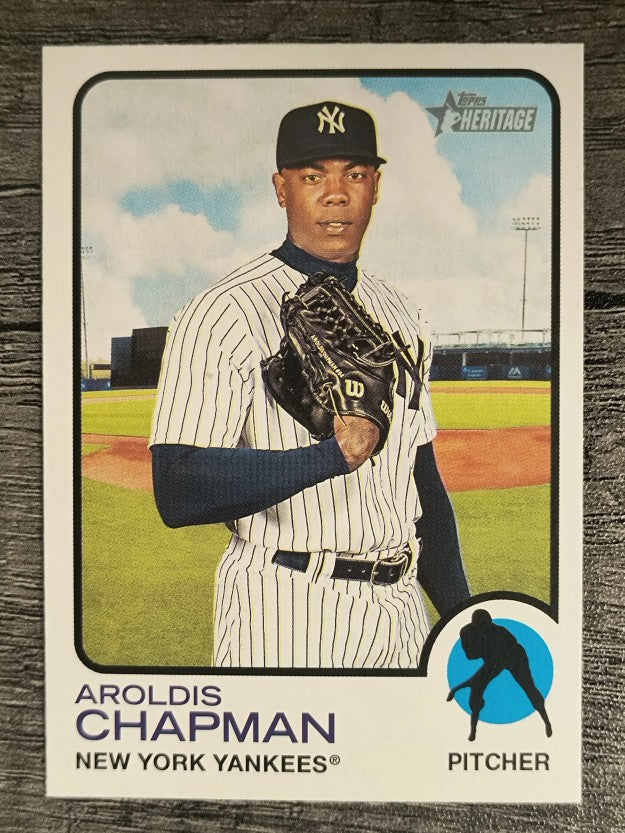 2022 Topps Heritage #287 Aroldis Chapman