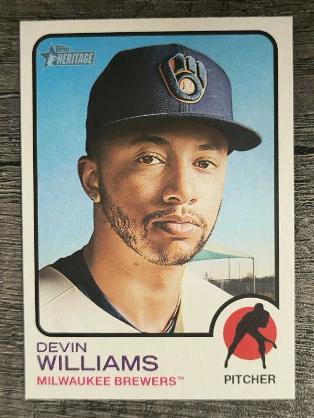2022 Topps Heritage #329 Devin Williams