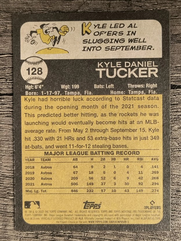 2022 Topps Heritage #128 Kyle Tucker