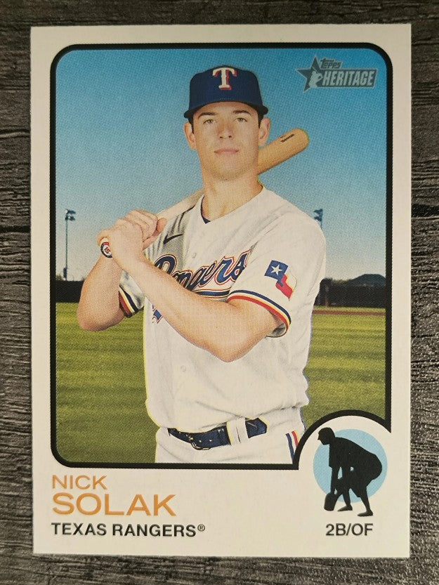 2022 Topps Heritage #183 Nick Solak