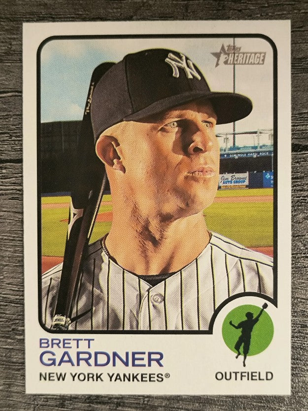 2022 Topps Heritage #349 Brett Gardner