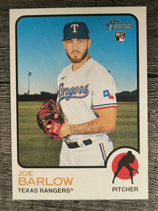 2022 Topps Heritage #92 Joe Barlow RC