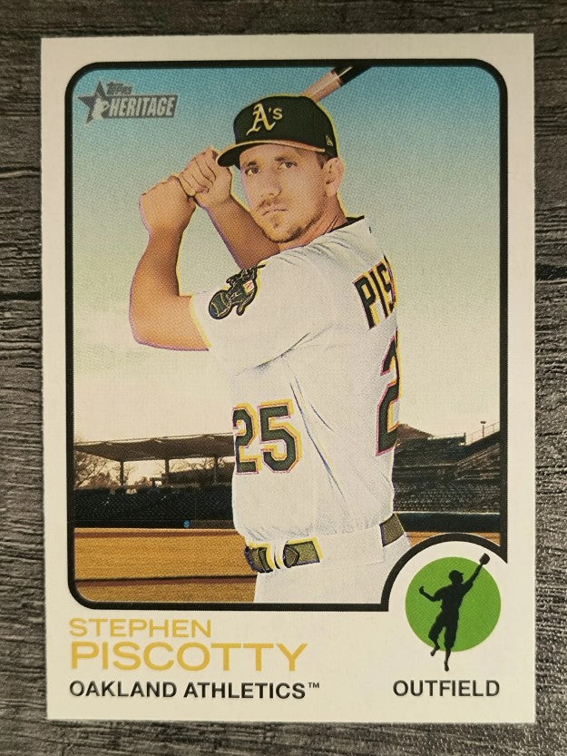2022 Topps Heritage #342 Stephen Piscotty